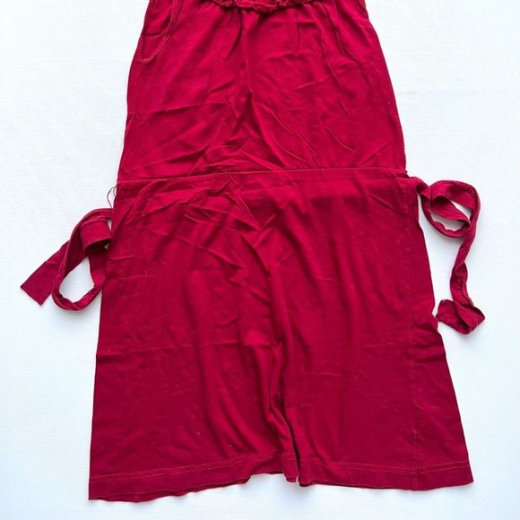 Energie  Red Belted Floral Lace Top ( S ) - Picture 2 of 3